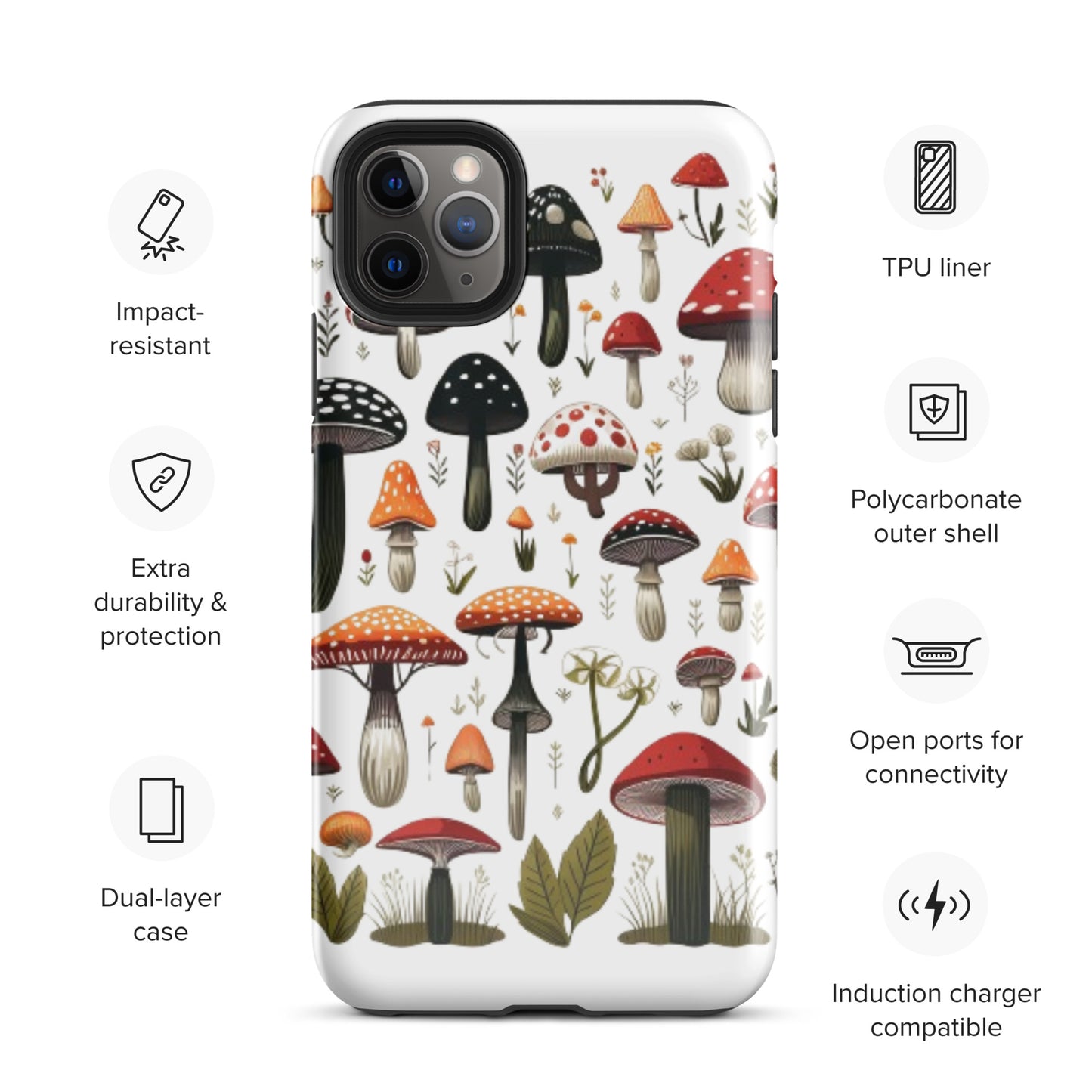 Mushroom Collection | Tough Case for iPhone®