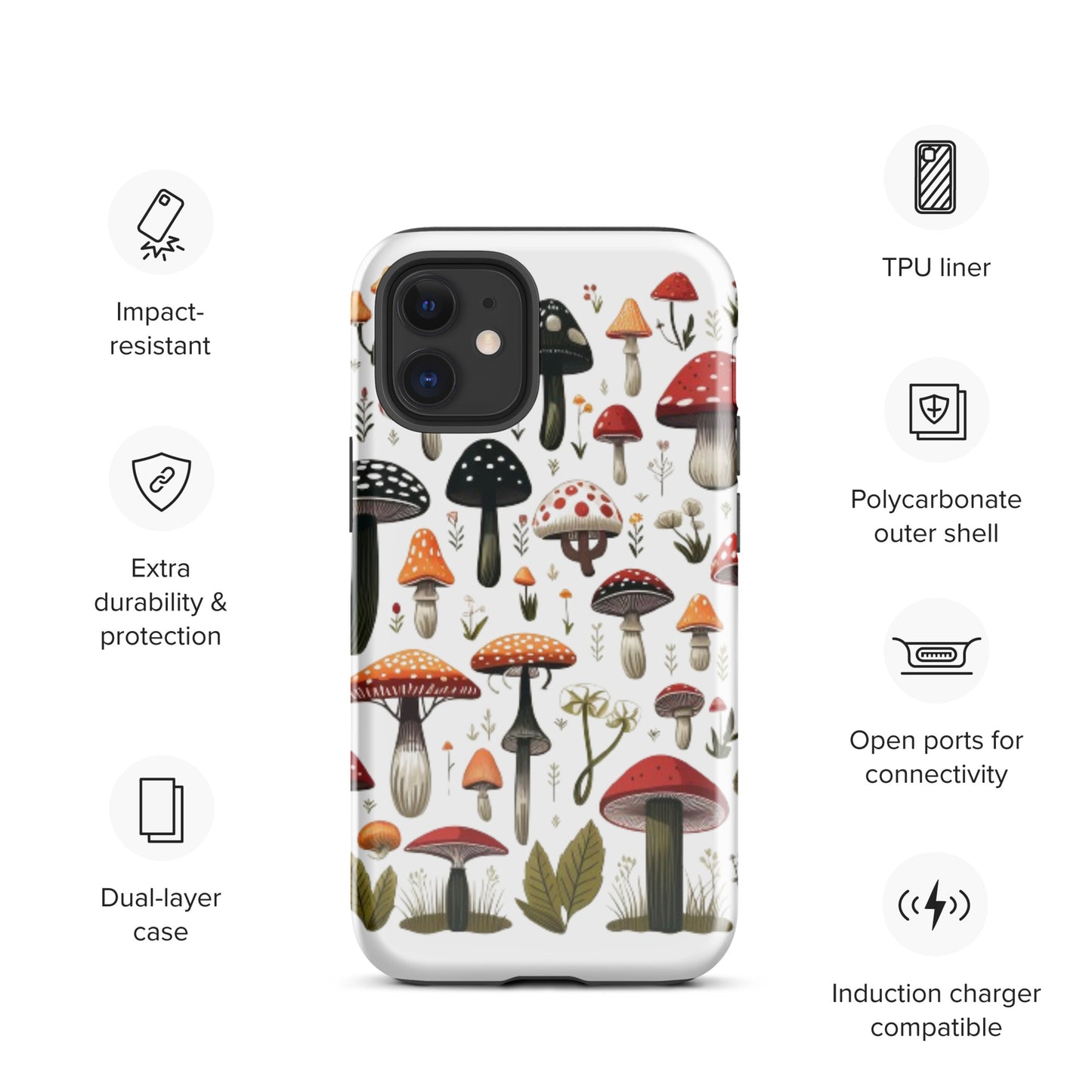 Mushroom Collection | Tough Case for iPhone®